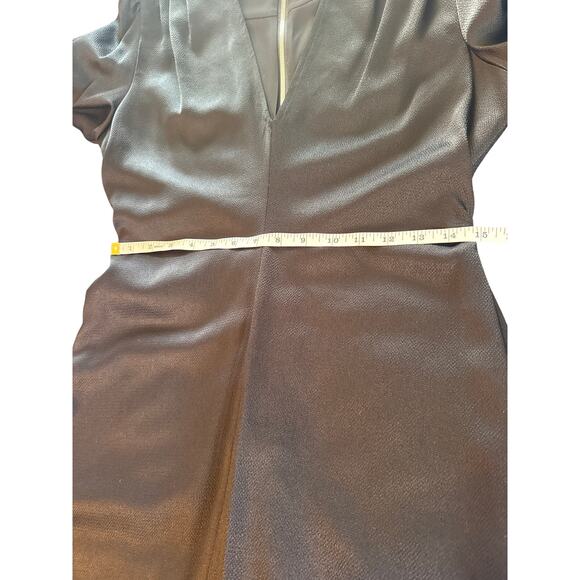A.L.C. Garrison Satin Dress Black Size 8 - Picture 6 of 7